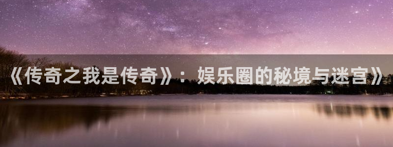 多多28g5：《传奇之我是传奇》：娱乐圈的秘境与迷宫》
