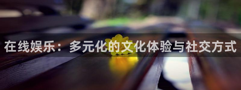 多多28g平台开户链接：在线娱乐：多元化的文化体验与社交方式